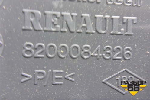Обшивка стойки центральная нижняя левая (8200084326) для Renault Scenic с 2003-2009г
