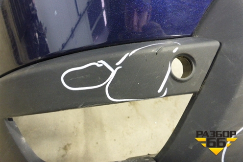 Бампер задний (под парктроник) (DK6217F954AC) для Land Rover Range Rover Sport с 2013-2022г (Спорт)