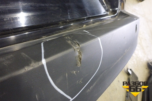 Бампер задний (Под парктроник) для Volkswagen Tiguan с 2011-2016г (Тигуан)