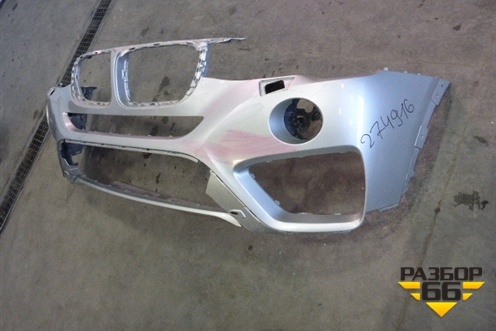 Бампер передний (под омыватели) (51117338533) для BMW X4 F26 с 2014г