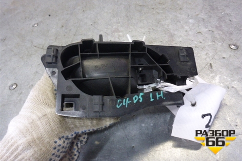 Ручка внутренняя двери передней левой (9657086177) для Citroen C4 с 2005-2011г