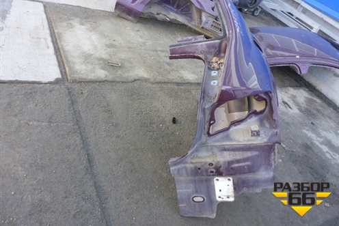 Крыло заднее правое (седан) для Peugeot 407 с 2004г