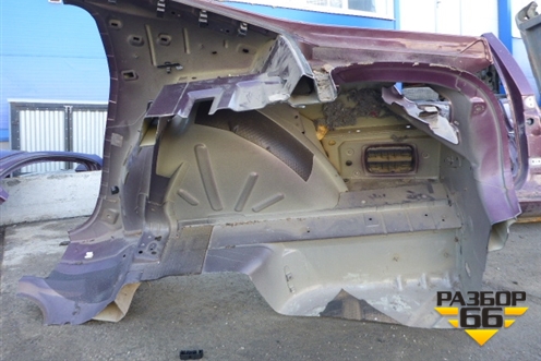 Крыло заднее правое (седан) для Peugeot 407 с 2004г