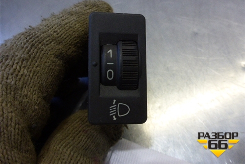 Переключатель корректора фар (96384422) для Peugeot 407 с 2004г