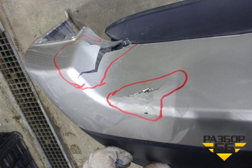 Бампер задний (до 2018г под парктроник) (CK5217D781AA) для Land Rover Range Rover 4 с 2013-2022г (Вог)