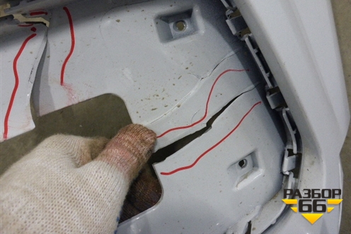 Бампер передний (без юбки после 2014г под омыватели) (8U807437AD) для Audi Q3 с 2011-2018г