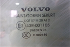 Стекло двери задней левой для Volvo S40 с 2004-2012г