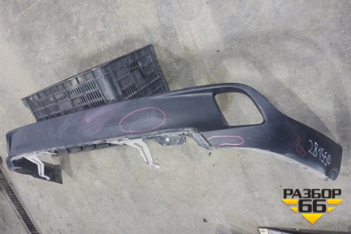 Юбка заднего бампера (до 2016г) (521690E070) для Toyota Highlander с 2013-2021г