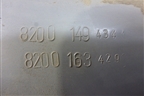 Обшивка двери задней правой под механику (8200149434) для Renault Clio с 1998-2002г