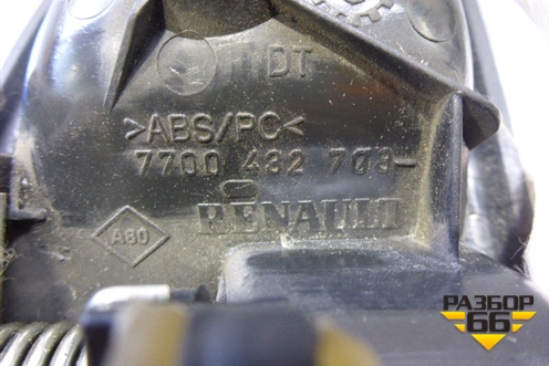 Ручка внутренняя двери задней правой (7700432708) для Renault Clio с 1998-2002г