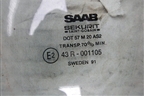 Стекло двери задней левой (4306239) для Saab 9000 с 1992-1994г