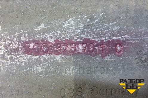 Экран тепловой (задняя левая часть) (3C0825701C) для Volkswagen Passat (B6) с 2005-2010г