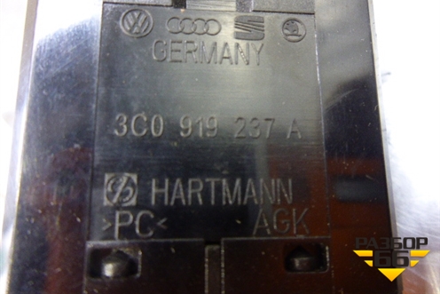 Выключатель пассажирской AIR BAG (3C0919237A) для Volkswagen Passat (B6) с 2005-2010г