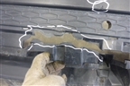 Бампер задний нижняя часть (под парктроник) (BJ3217926A) для Land Rover Range Rover Evoque с 2011-2018г