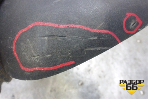 Накладка зеркала левого (верхняя) (20841436) для Volvo TRUCK FH с 2002-2008г (ФШ)