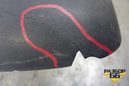 Накладка зеркала левого (верхняя) (20841436) для Volvo TRUCK FH с 2002-2008г (ФШ)