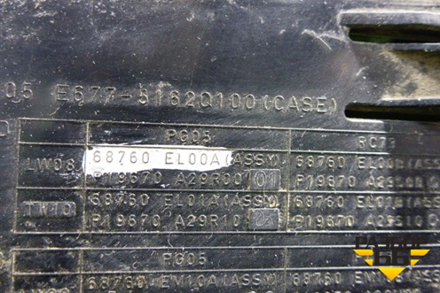 Дефлектор воздушный правый (68760EL00A) для Nissan Tiida (C11X) с 2004-2013г