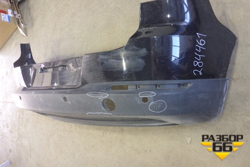 Бампер задний (Под парктроник) (5NU807421) для Volkswagen Tiguan с 2011-2016г (Тигуан)