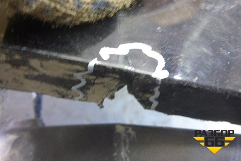 Бампер задний (Под парктроник) (5NU807421) для Volkswagen Tiguan с 2011-2016г (Тигуан)