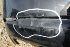 Бампер задний (до 2013г седан под парктроник) (51127331593) для BMW 5-серия F10/F11 с 2009-2016г