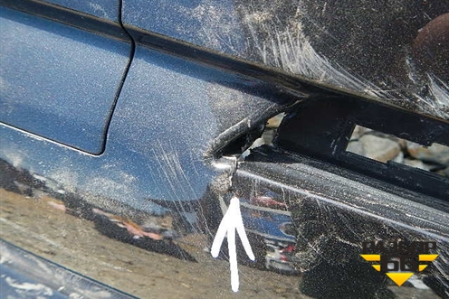 Бампер задний (до 2013г седан под парктроник) (51127331593) для BMW 5-серия F10/F11 с 2009-2016г