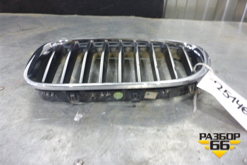 Решетка радиатора левая (после 2012г) (51137295297) для BMW 7 серия F01/F02 с 2008г