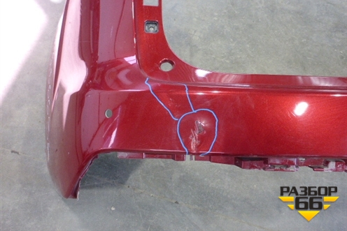 Бампер задний (под парктроник) (5215978010) для Lexus NX 200 с 2014-2021г