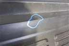 Накладка заднего бампера (до 2012г) (5216260040) (до 2012г) для Toyota Land Cruiser (200) с 2008г