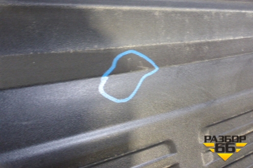 Накладка заднего бампера (до 2012г) (5216260040) для Toyota Land Cruiser (200) с 2008г