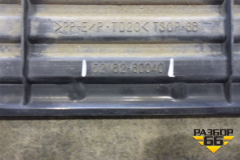 Накладка заднего бампера (до 2012г) (5216260040) для Toyota Land Cruiser (200) с 2008г
