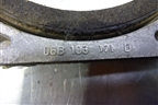 Крышка коленвала задняя (1.6л BSE) (06B103171D) для Skoda Octavia (А5) с 2004-2013г