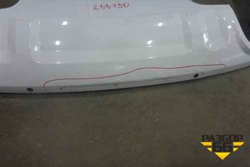 Юбка заднего бампера (до 2012г под парктроник) (8R0071645F) для Audi Q5 c 2008-2017г