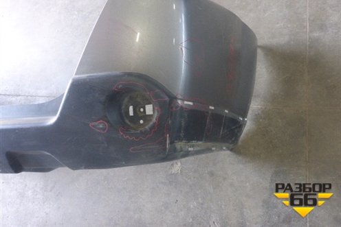 Бампер задний (85022JU14H) для Nissan X-Trail (Т31) с 2007-2014г