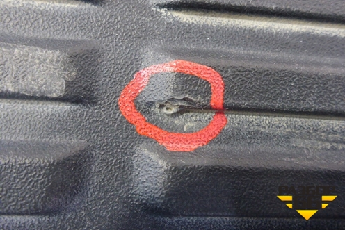 Накладка заднего бампера (до 2012г) (5216260040) для Toyota Land Cruiser (200) с 2008г