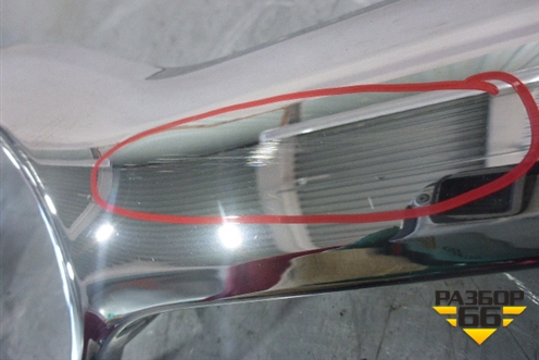 Накладка на решетку радиатора (хром) (531210E100) для Toyota Highlander с 2013-2021г