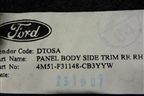 Обшивка багажника правая (седан) (4M51F31148CB3YYW) для Ford Focus 2 с 2005-2008г