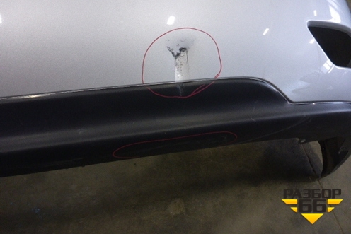 Бампер задний (под парктроник) (5215948100) для Lexus RX 300 c 2009-2015г (РХ)