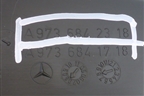Накладка порога внутренняя правая  (Задняя часть) для Mercedes Benz  TRUCK Axor 2 с 2004г