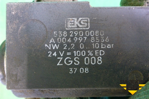 Клапан электромагнитный (A0049978536) для Mercedes Benz  TRUCK Axor 2 с 2004г