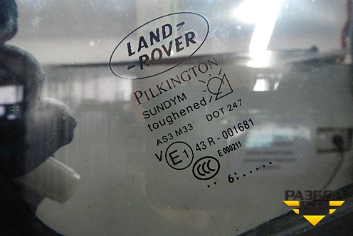 Стекло двери задней правой форточка (CVB500860) для Land Rover Discovery 3 с 2004-2009г