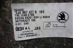 Обшивка багажника левая (5JA867427B) для Skoda Rapid с 2013г