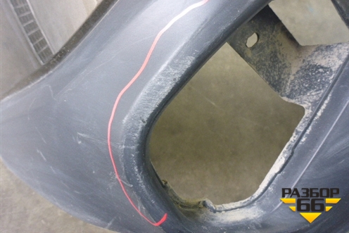 Бампер задний (после 2015г под парктроник и накладку) (6410C996ZZ) для Mitsubishi Outlander с 2012-2024г (Аутлендер)