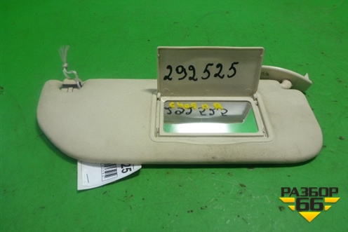 Козырёк солнцезащитный правый для Citroen C4 с 2005-2011г