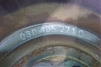 Маховик (1.6л МКПП CFN) (030105271D) для Volkswagen Polo (седан) с 2010г