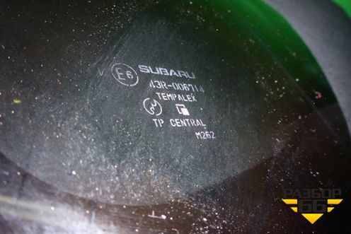 Стекло глухое левое (заднее хэтчбек) (65209FG010) для Subaru Impreza (GH-GE) с 2008-2011г