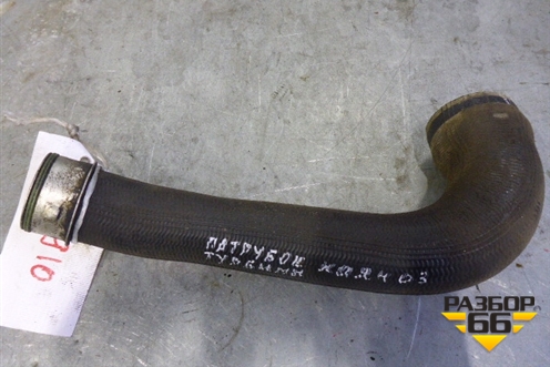 Патрубок интеркулера резиновый (4.8л M4851) для Porsche Cayenne с 2003-2010г