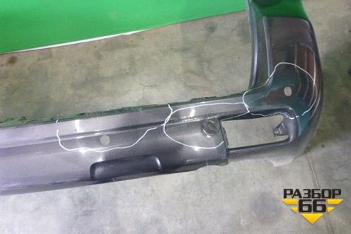 Бампер задний (до 2017г под парктроник) (5215960500) для Toyota Land Cruiser Prado(150) с 2009г (Ленд Крузер Прадо)