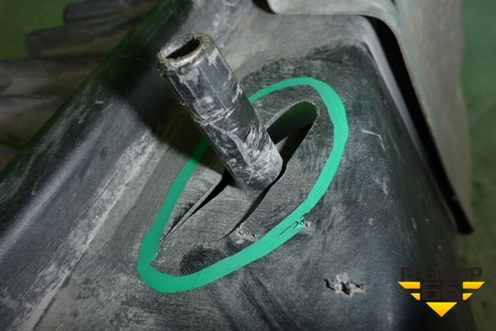 Корпус воздушного фильтра (правый) (7L5129607D) для Porsche Cayenne с 2003-2010г