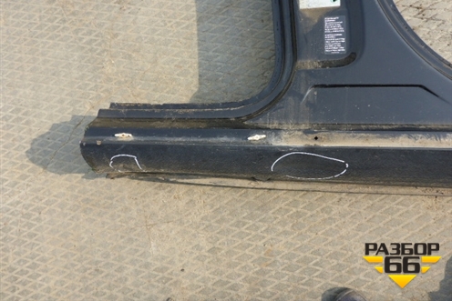 Порог со стойкой правый для Volkswagen Touareg c 2002-2010г