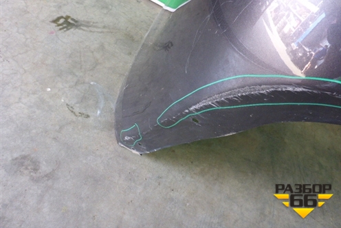 Бампер задний (после 2015г под парктроник) (5215960740) для Toyota Land Cruiser (200) с 2008г (Ленд Крузер)